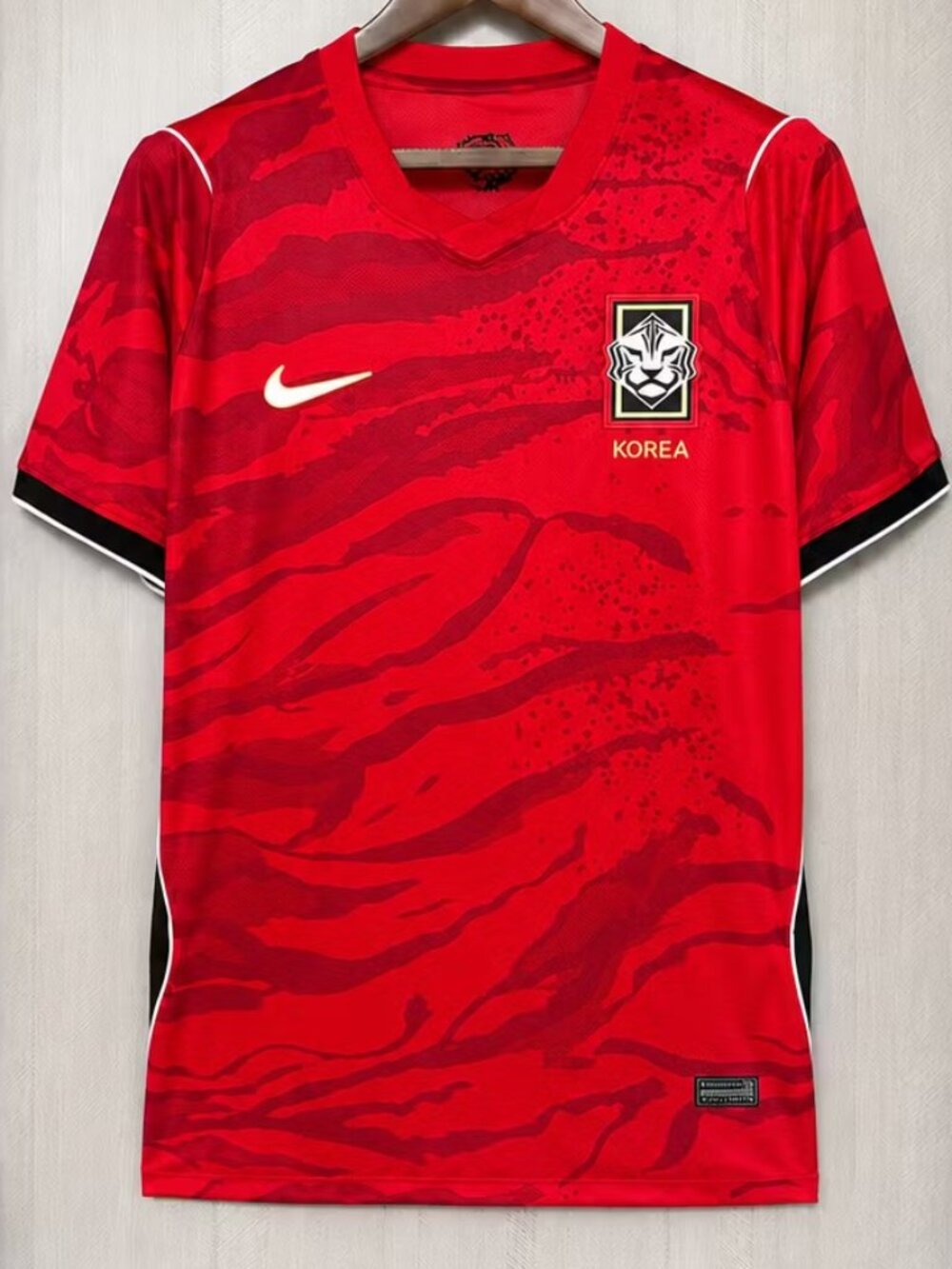 Mens South Korea Home Soccer Jersey World Cup 2026 Red